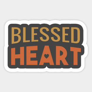 Blessed Heart Sticker